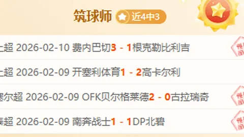 昨日五场全胜，联赛倒数第四迎战第四名